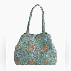 Vera Bradly Floral Patterned Tote Bag - Multicolor